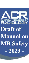 ACR MRI Safety Manual 2023